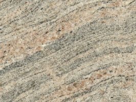 Ein sehr schöner Naturstein mit zahlreichen Möglichkeiten zur Einsetzung. Bei Graniten findet die Benennung Juparana eine vielfältige Anwendung. Dieser Name wird in der Regel auf farbenfrohe, gebänderte Gneise aus Südamerika, Afrika und Indien gesetzt. Di