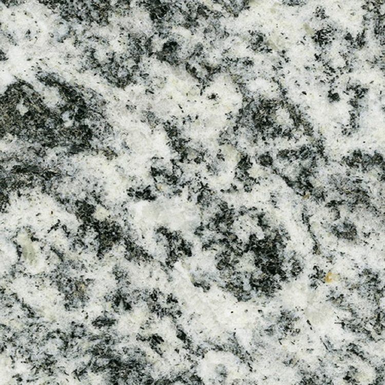 Texturierte Steinoberfläche mit grauen, weißen und schwarzen Schattierungen.