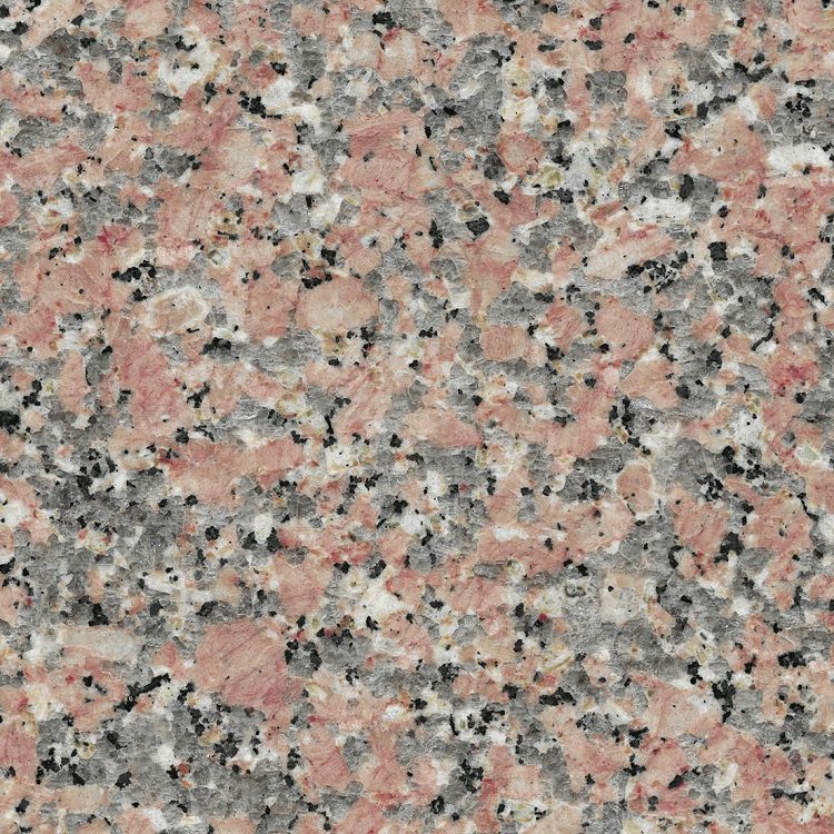 Granitoberfläche mit grau-schwarzem Muster und feiner, strukturierter Textur.