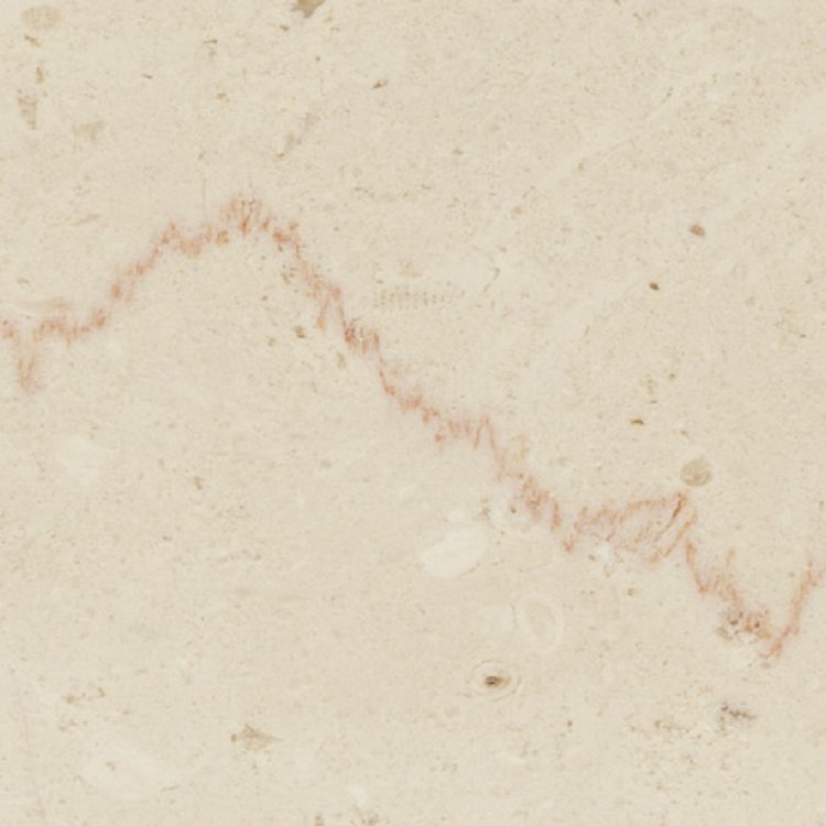 Glatte, helle Oberfläche mit feinen, unregelmäßigen Linien in sanften Rosa-Tönen.